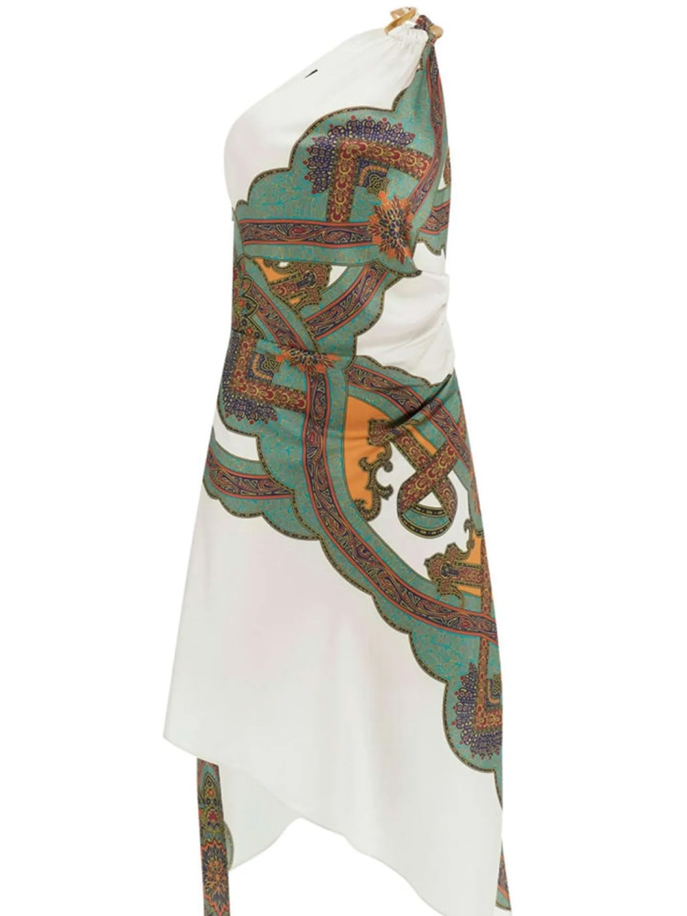 Marciano by Guess Hidden Treasure one shoulder dress with gold. Gorgeous! - Picture 3 of 9